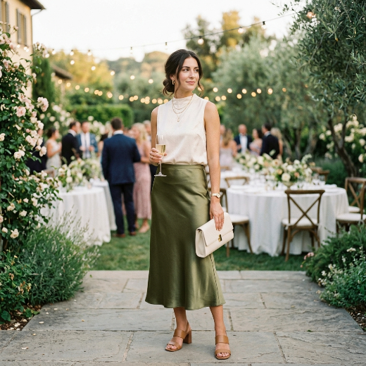 slip skirt outfit