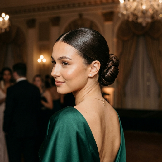 low bun
