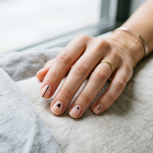 minimalist manicure