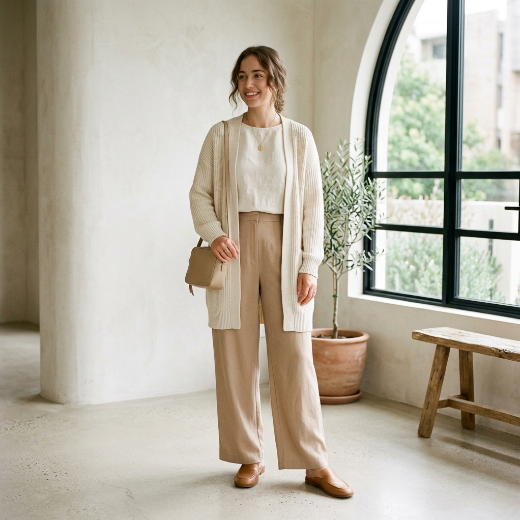 modest layered outfit