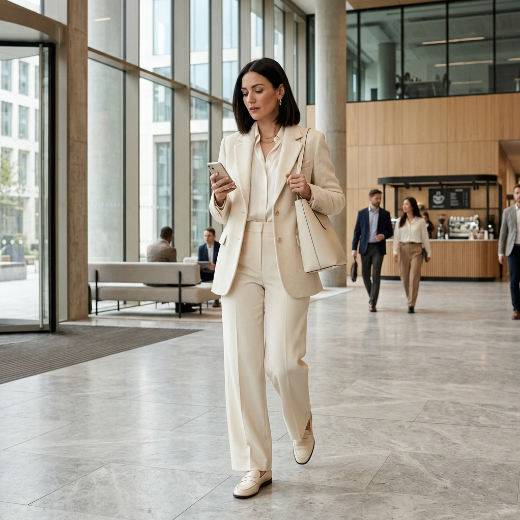 monochromatic workwear