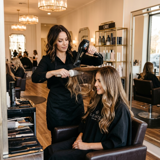 salon blowout techniques