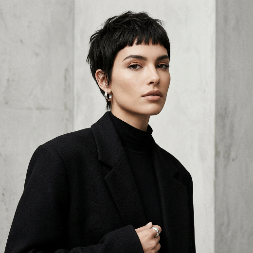 short fringe haircut