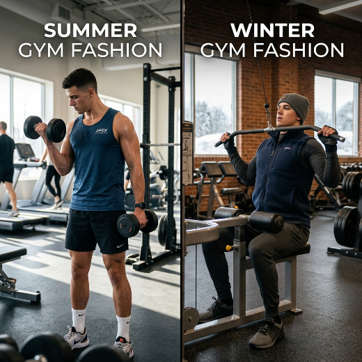summer and winter gym fashion
