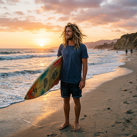 surfer hair