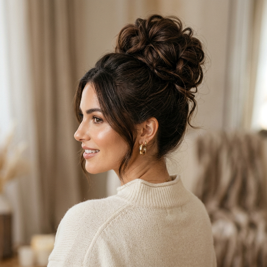 voluminous bun