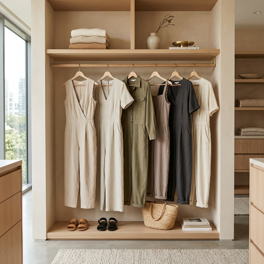 wardrobe setup
