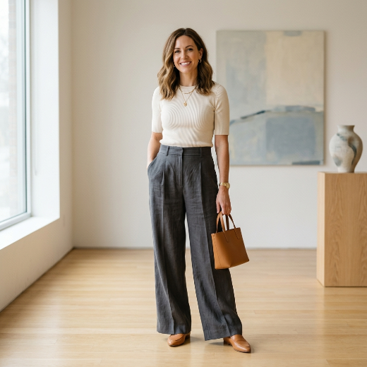 wide-leg pants