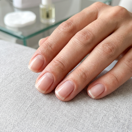 Clean finger nails