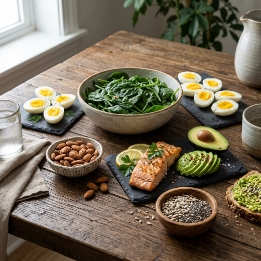 Foods that support nail health