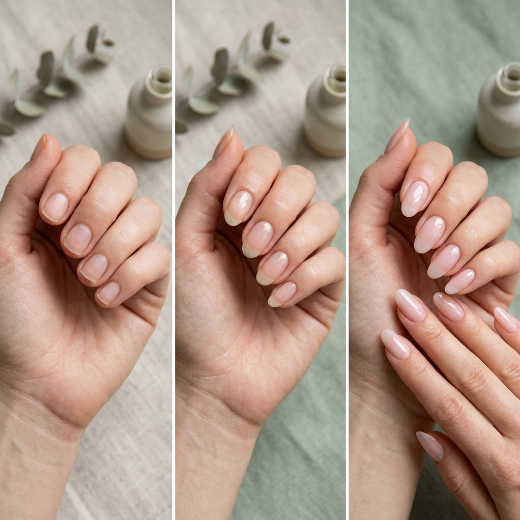 Healthy nail growth journey