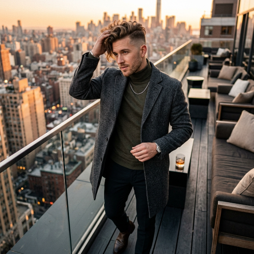 Long textured top hairstyle
