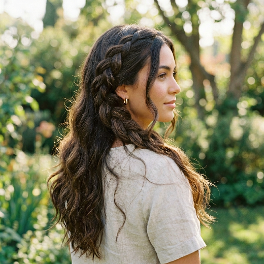 Loose rope braid waves