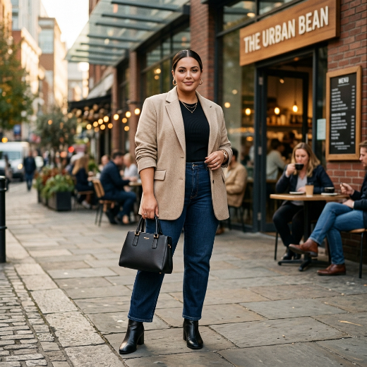 Woman in blazer