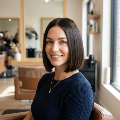 chin-length bob