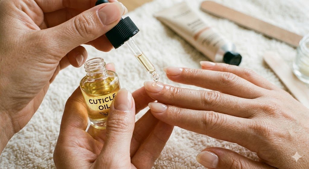 cuticle oil routine for healthy nails