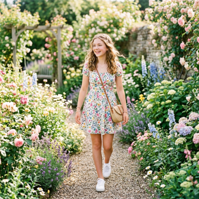 floral mini dress
