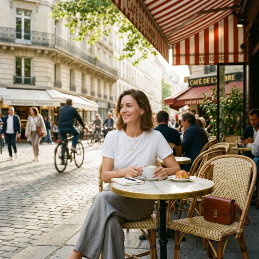 gray wide-leg linen pants