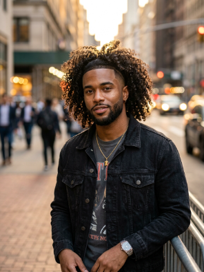 long defined curls