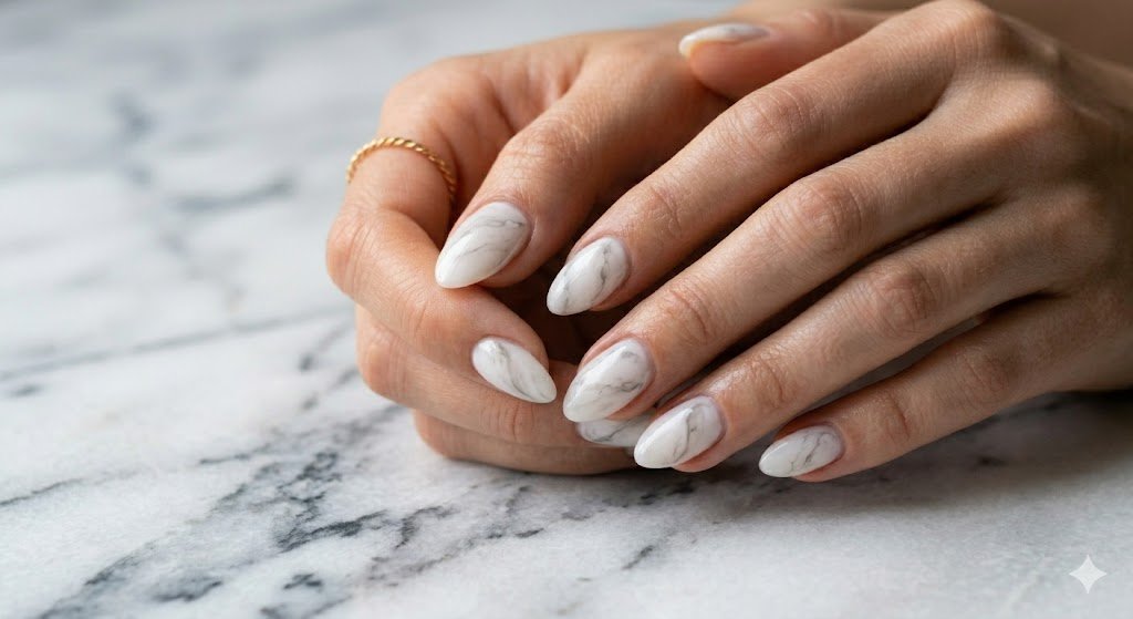 marble nails