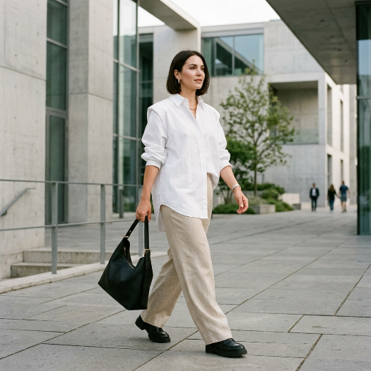 oversized fashion look