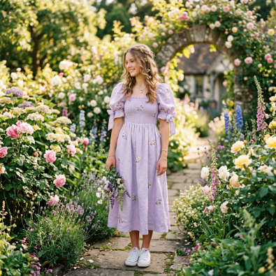 puff sleeve dress