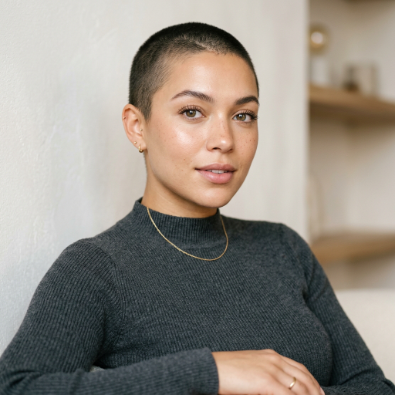 soft buzz cut