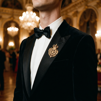 Crown or Crest Brooch