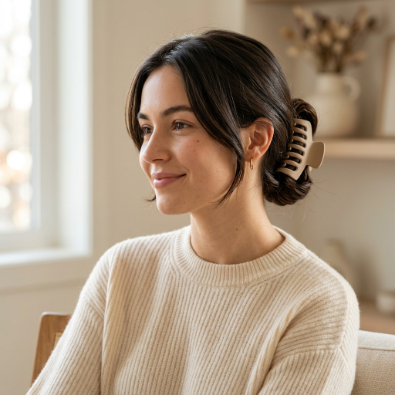 Low Claw Clip Bun