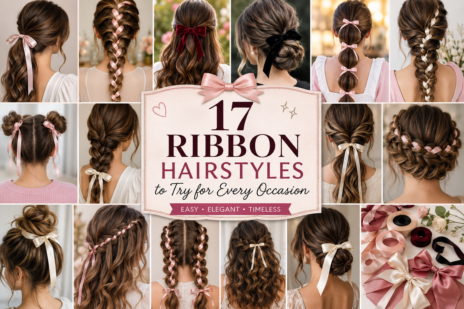 17 Ribbon Hairstyles to Try for Every Occasion in 2026