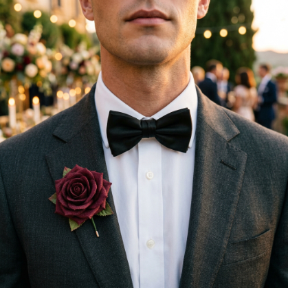 Rose Lapel Brooch