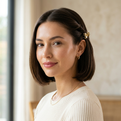 Twisted Side Claw Clip Style