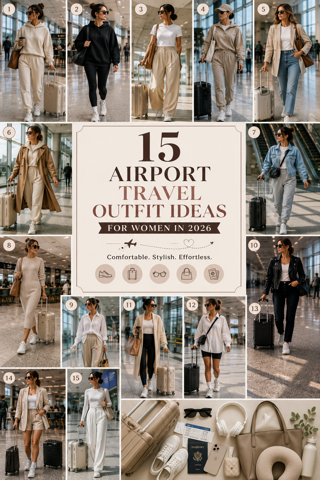 airport travel outfit