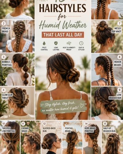 hairstyles for humid weather